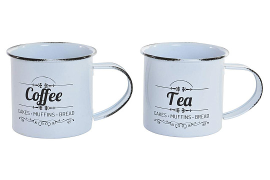 Tasse à café/thé en métal 375 ml