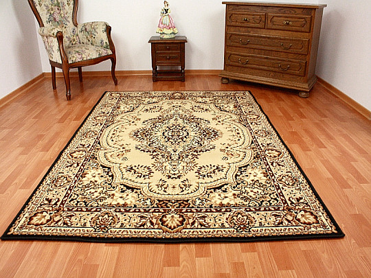 Tapis en pièce SOLID beige