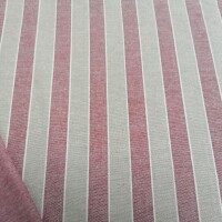Tissu déco Rayures Trebol - bordeaux 2 cm 65