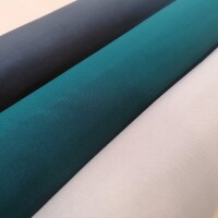 Tissu coton UNI turquoise coton foncé 220g