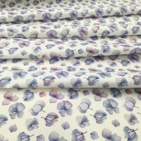 Tissu déco Fleurs violettes