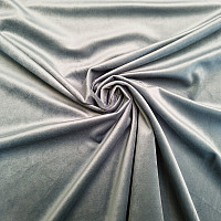 Tissu de décoration velours RIVIERA GRIS BEIGE