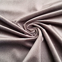 Tissu décoratif en velours RIVIERA TM. BRUN