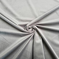 Tissu décoratif en velours RIVIERA SV. GRIS