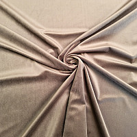 Tissu de décoration velours RIVIERA TAUPE