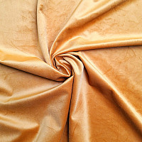 Tissu de décoration velours RIVIERA MUSTARD