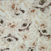 Tissu décoratif OXFORD BEIGE FLEUR