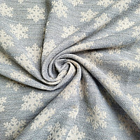 Tissu décoratif luxueux FLAKES GREY