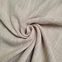 Tissu décoratif luxueux LINO beige