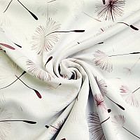 Tissu décoratif BLACK OUT DANDELION marron