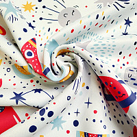 Tissu décoratif BLACK OUT SPACE