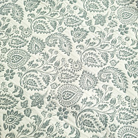 Tissu décoratif COSTA FLOR GRIS VERT
