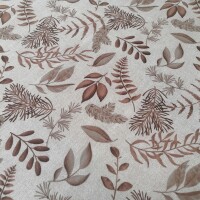 Tissu décoratif FERN BROWN