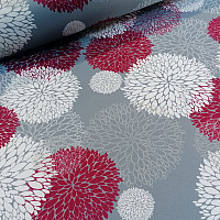 Tissu déco BLACK OUT Astra bordeaux