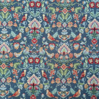 Tissu à tapisserie FREDA bleu