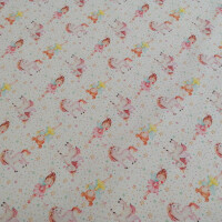 Tissu coton Fées et licornes