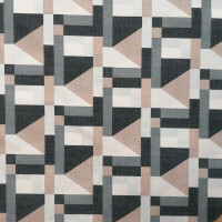 Tissu déco Geo gris