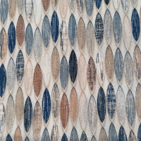 Tissu déco SURF BLEU