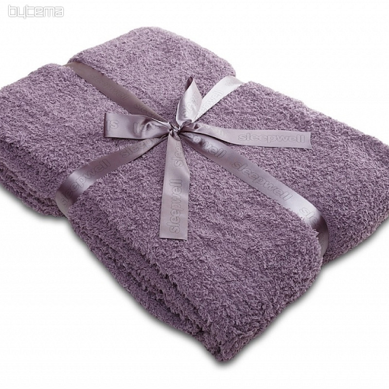 Couverture microfibre LUXURY WELL LUXURY anthracite