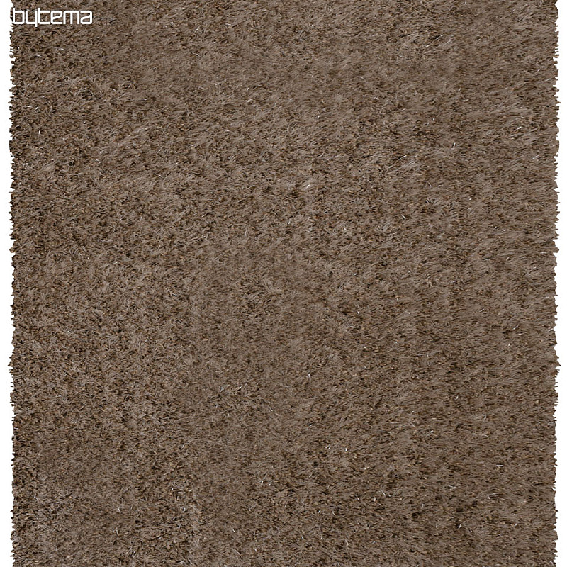 Tapis en pièces SHAGGY PLEASURE marron argenté