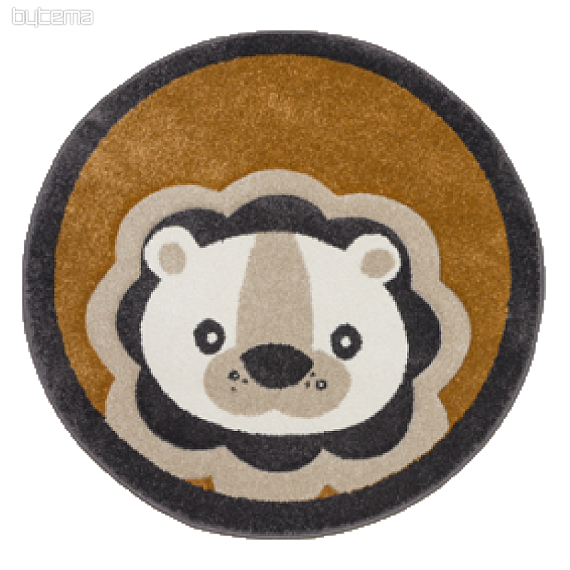 Tapis rond enfant Animaux VEGAS