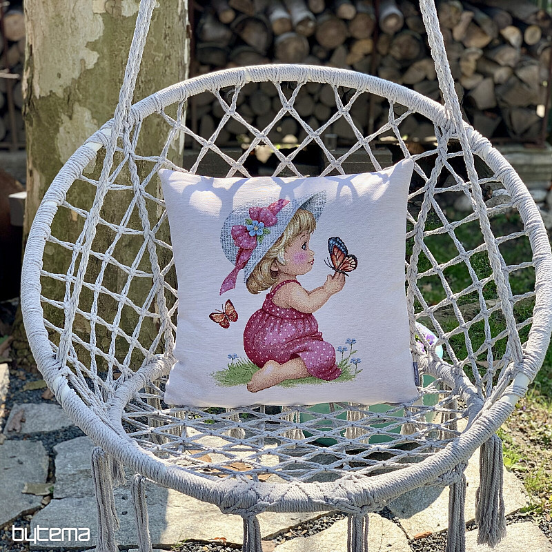 Taie d'oreiller tapisserie FILLE