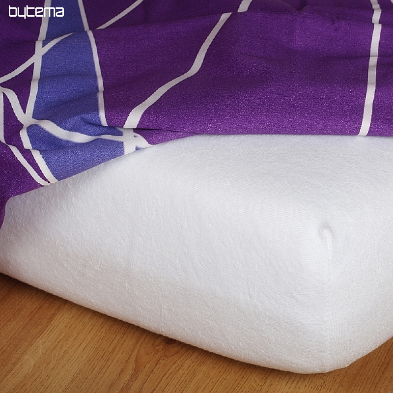 Drap de lit en éponge blanc