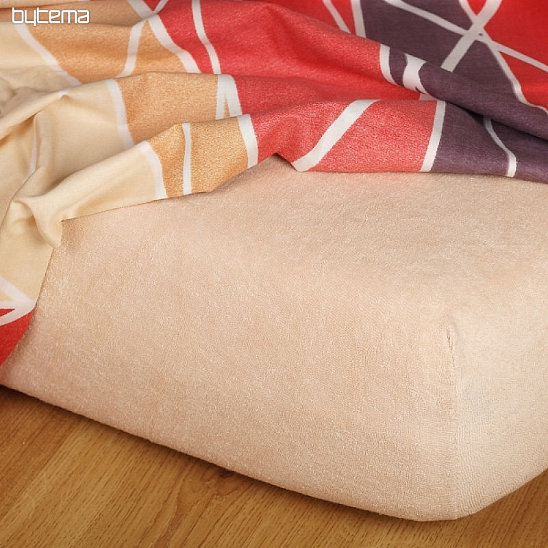 Drap de lit éponge couleur miel