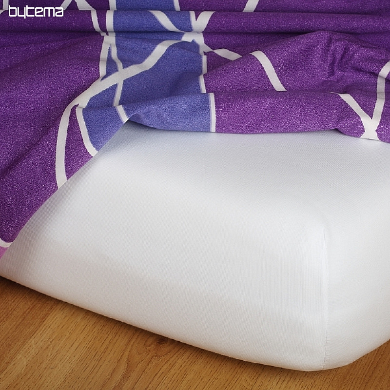 Drap de lit en jersey couleur blanc