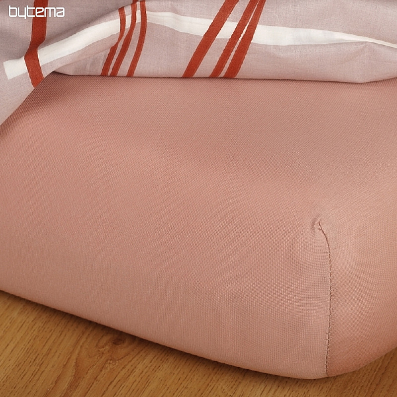 Drap de lit en jersey couleur beige