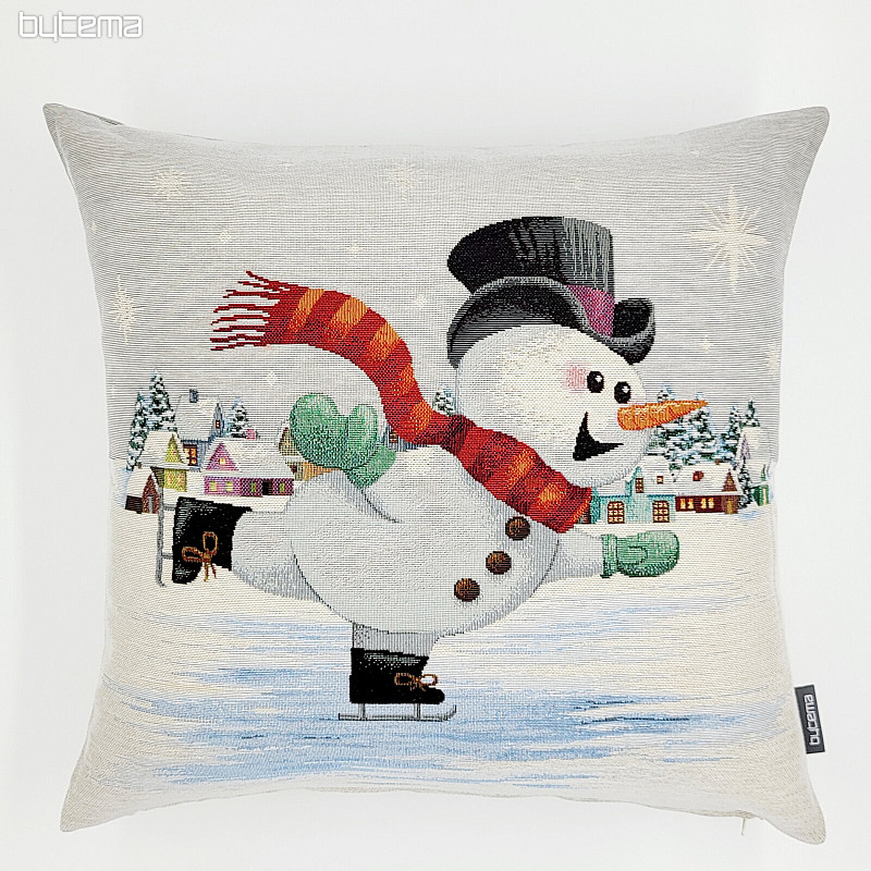 Tapisserie de Noël BONS DE NEIGE SUR PATINS