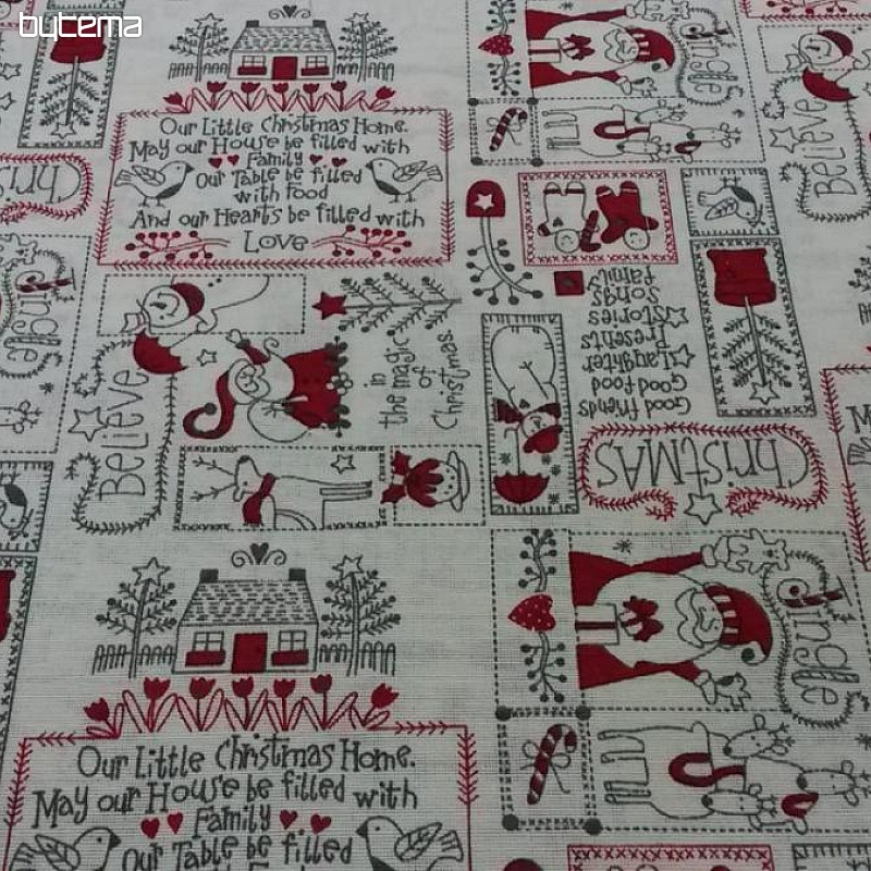 Tissu de décoration de Noël MUSAVISA