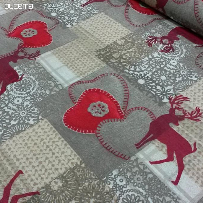 Tissu de décoration de Noël TRICOT