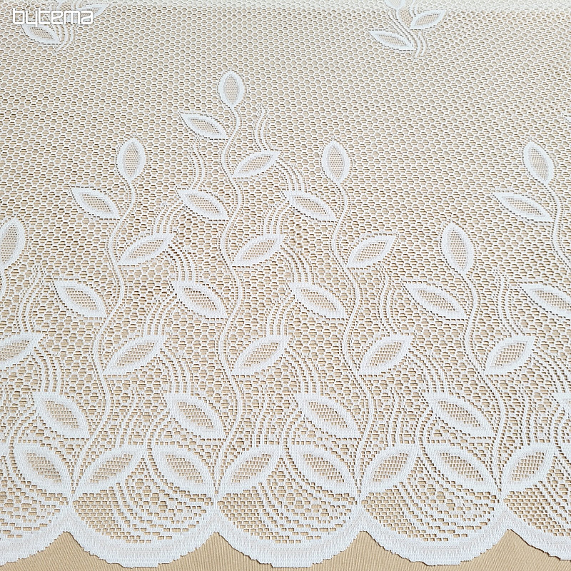 Rideau jacquard FEUILLES