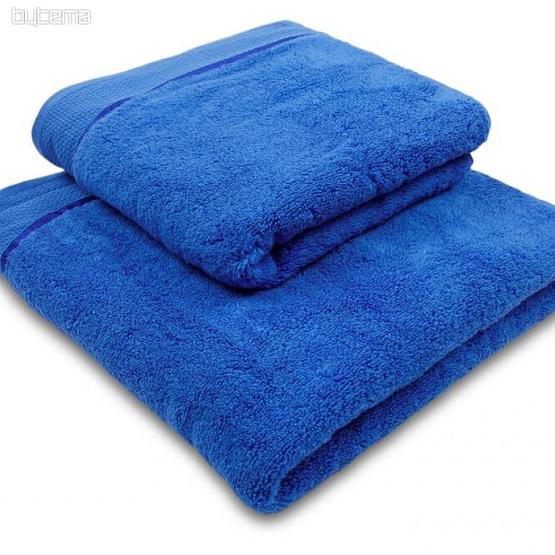Serviette et drap de bain MIKRO bleu