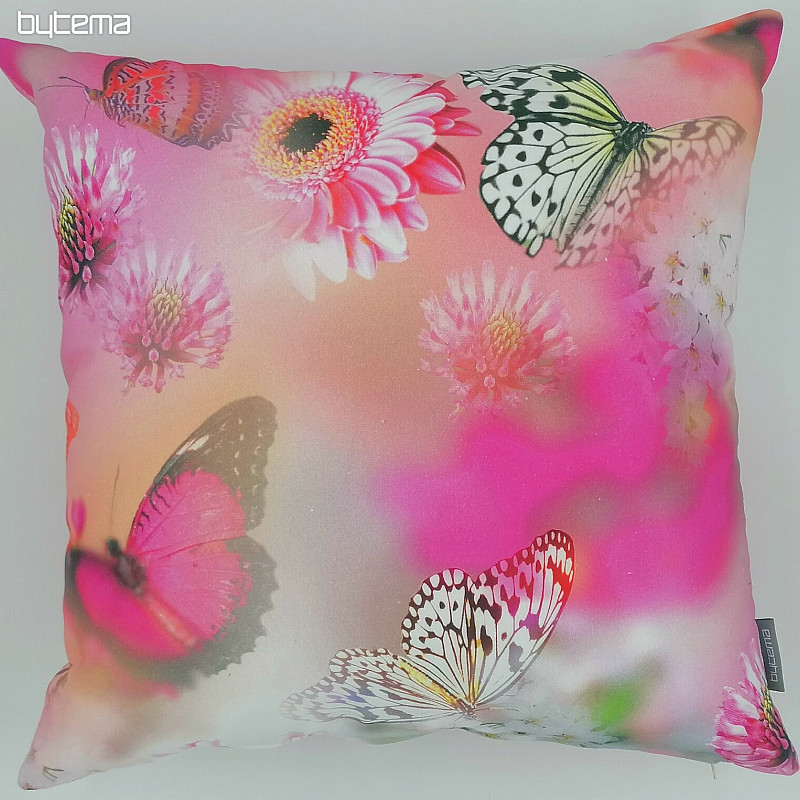 Coussin décoratif PAPILLONS 3D