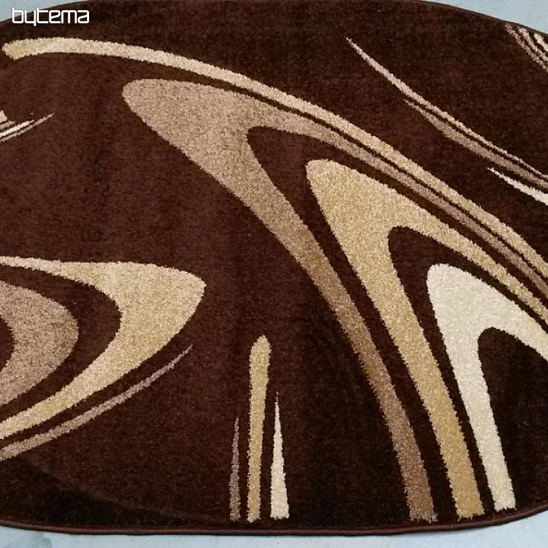 Tapis ovale CAFÉ marron
