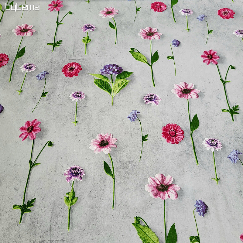 Tissu déco FLEURS