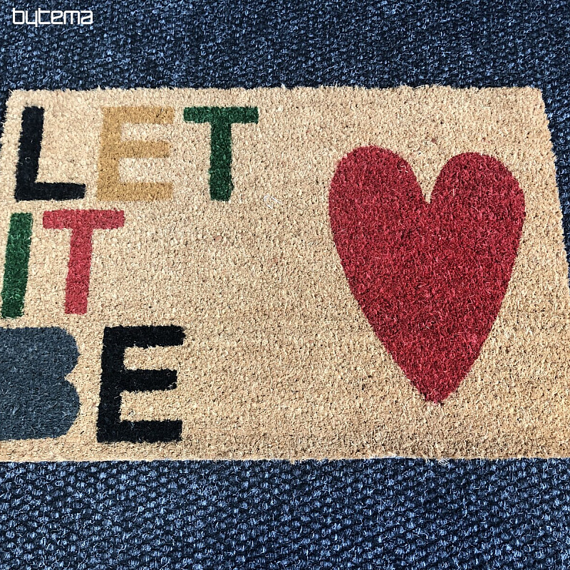 LET IT BE paillasson beige