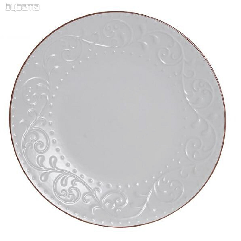 Assiette creuse BLANC RELIEF 27,5x2cm blanc