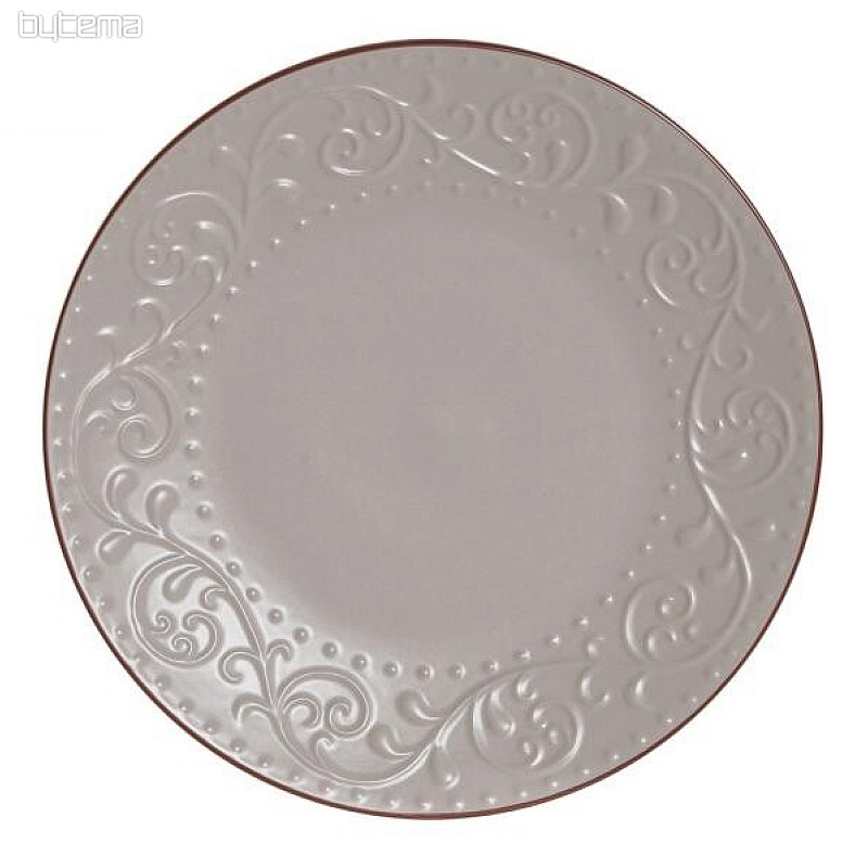 Assiette creuse BEIGE RELIEF 27,5x2cm beige