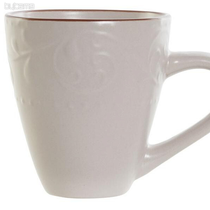 Mug BEIGE RELIEF 325ml beige