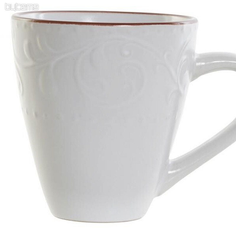 Mug BLANC RELIEF 325ml blanc