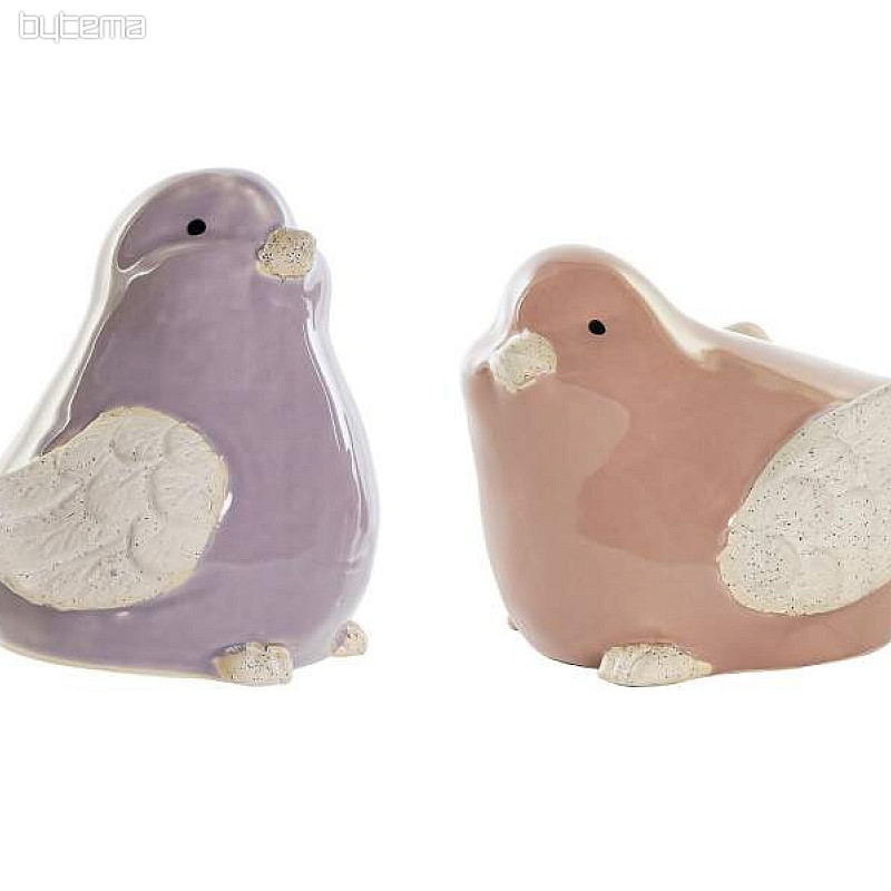 Figurine OISEAUX porcelaine 14x10x9