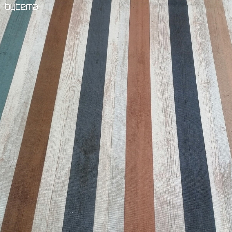 Tissu déco Rayures océan