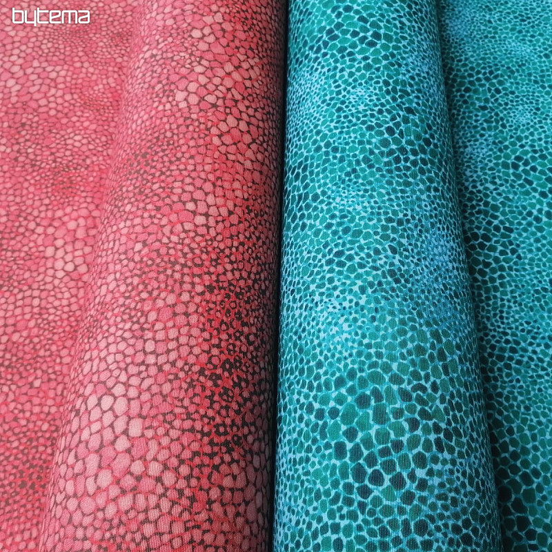 Tissu déco Wanita turquoise