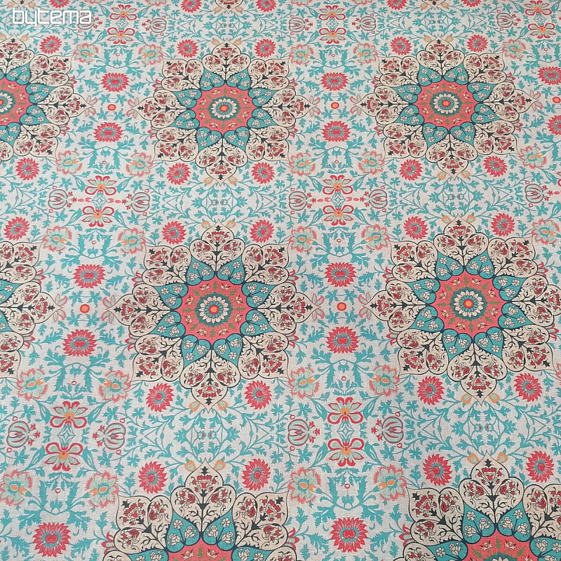 Tissu déco Sayuri turquoise
