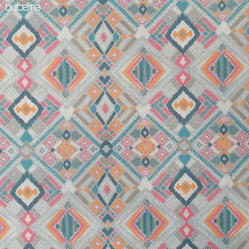 Tissu décoratif Zoya avec des losanges