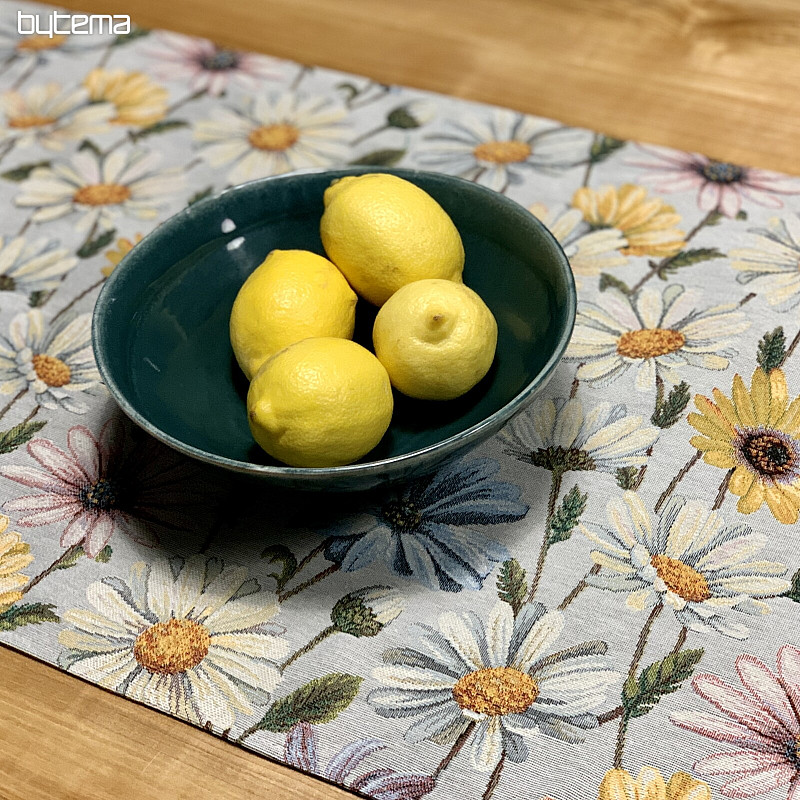 Nappe et foulard tapisserie DAISY
