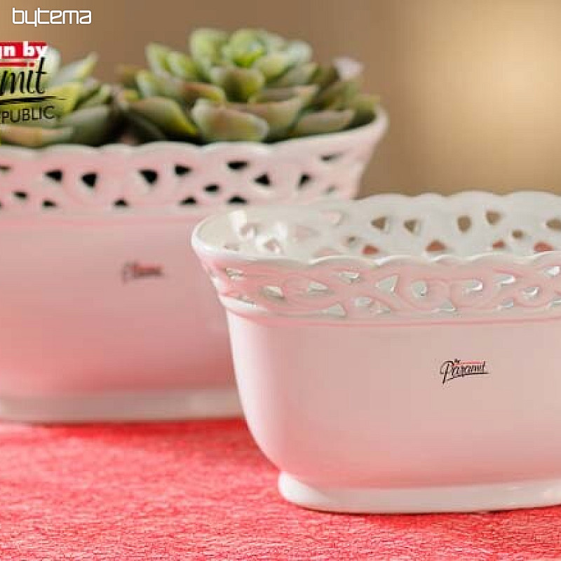 Dentelle Jardinka blanche 24 cm